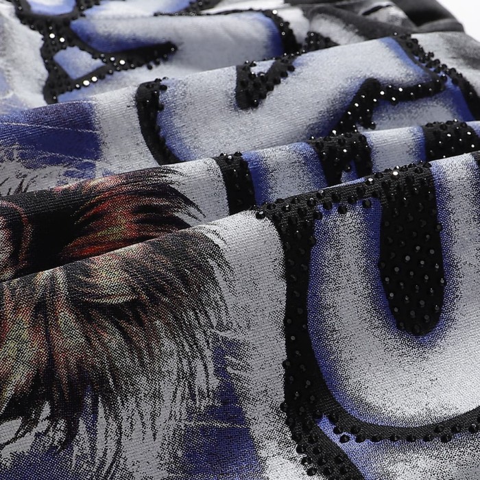 Lion Rugby Player Print Washed Tee 28874481