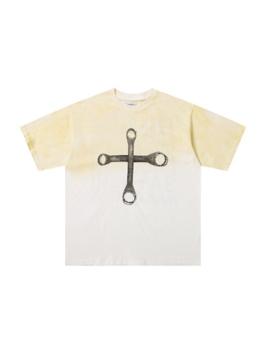 MOTO CHURCH Print Washed Tee 28874708