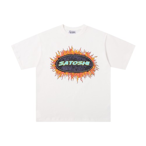 Oval Flame Print Tee 28874706