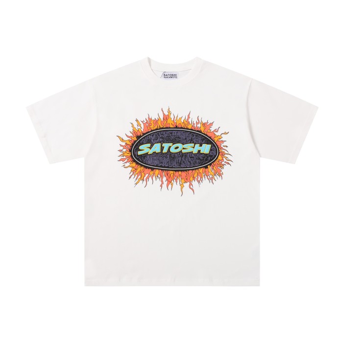 Oval Flame Print Tee 28874706