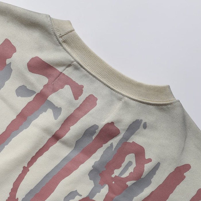 Street Art Rhinestone Print Washed Tee 28874567
