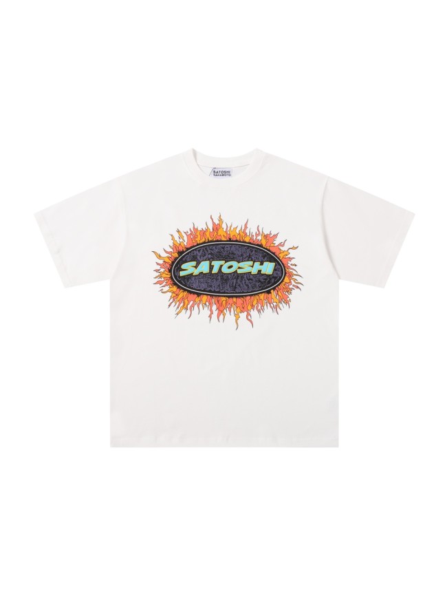Oval Flame Print Tee 28874706