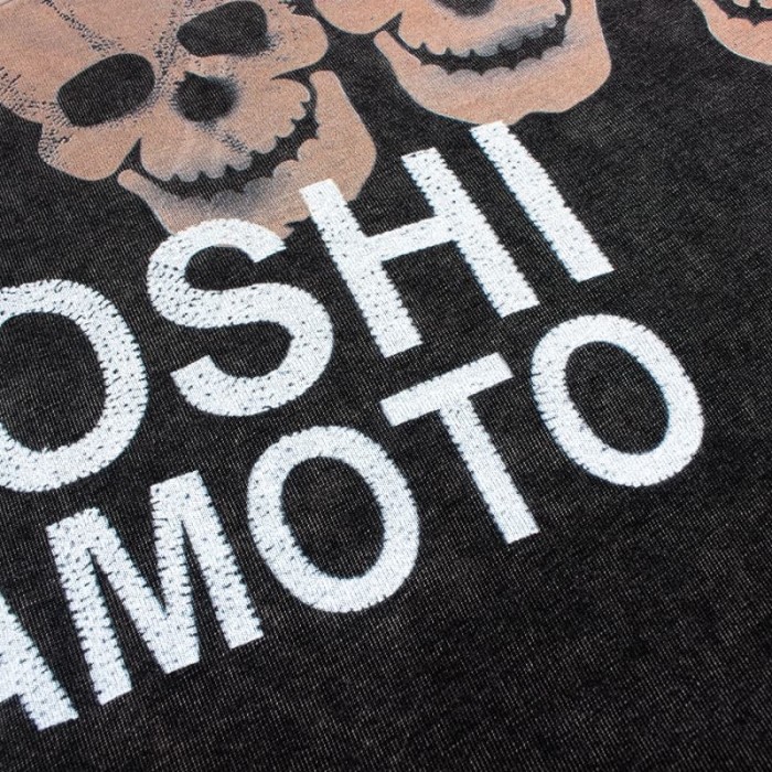 Flame Skull Print Washed Tee 28874711