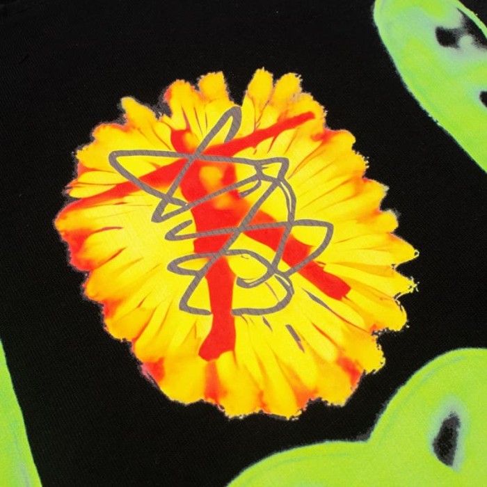 Heavenly Eye Double Palms Print Washed Tee 28874714