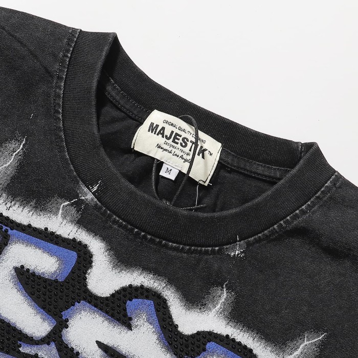 Lion Rugby Player Print Washed Tee 28874481