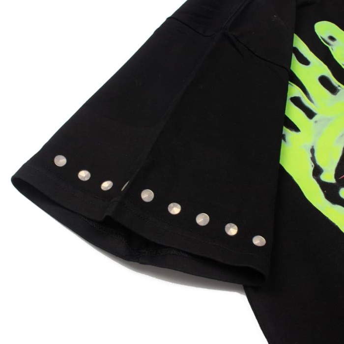 Heavenly Eye Double Palms Print Washed Tee 28874714