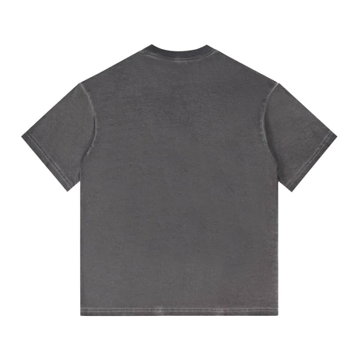 Classic Vintage Letter Print Washed Tee 4 colors 28874713