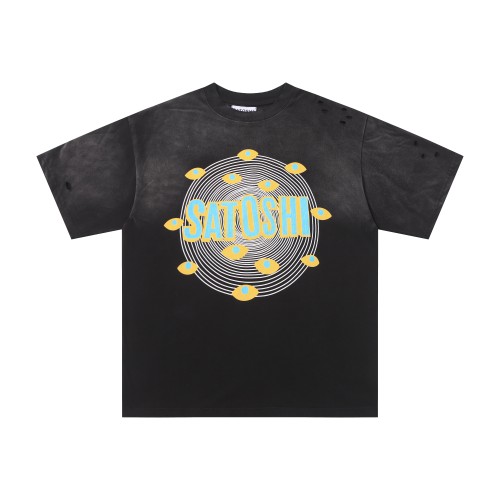 Coiled Eye Print Washed Tee 28874710
