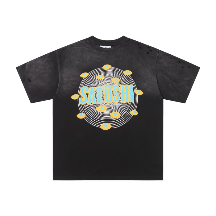 Coiled Eye Print Washed Tee 28874710