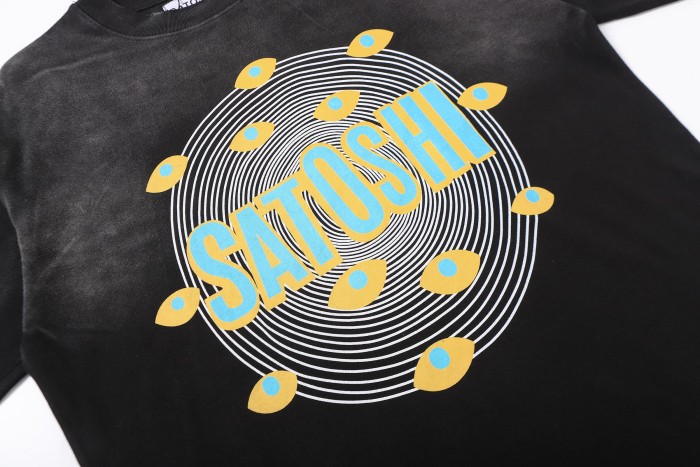 Coiled Eye Print Washed Tee 28874710