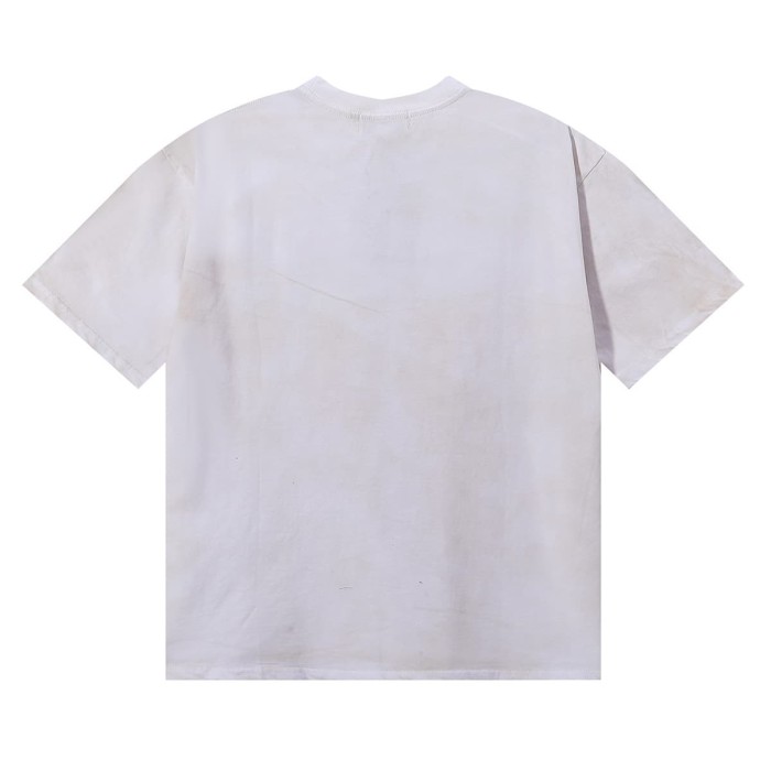 Sun Faded Vintage Hotfix Rhinestone Print Washed Tee 28874487