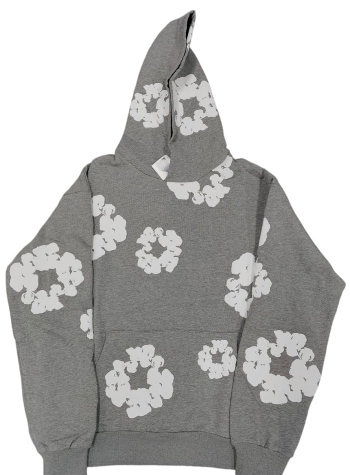 Kapok Foam Print Hoodie & Pants Set for Kids 5 colors
