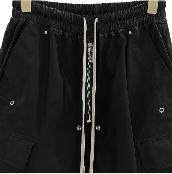 1:1 quality version Large Pocket Cargo Dark Wide-Leg Pants 28881164