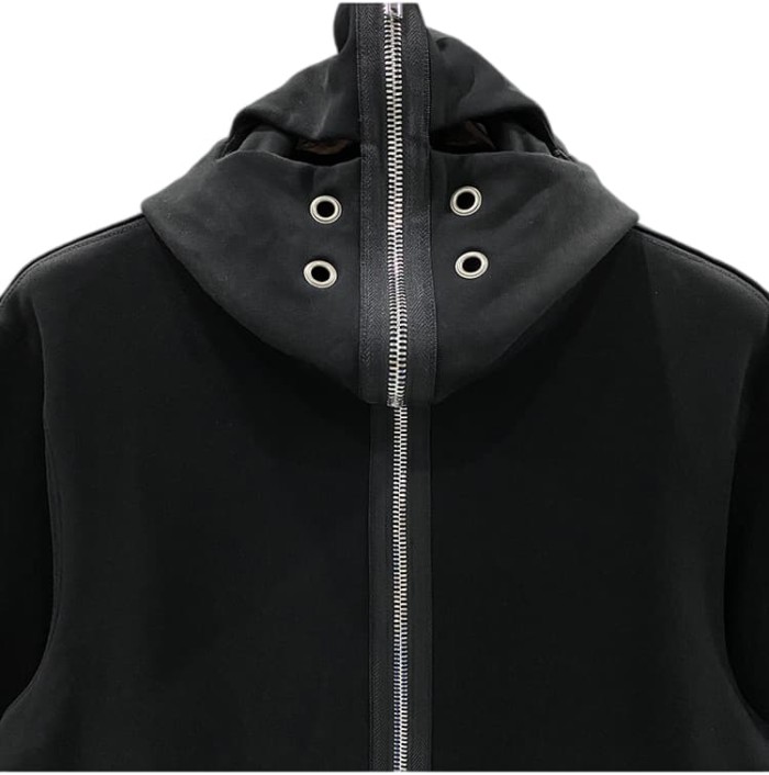 1:1 quality version Shark Shape Breathable Eyelet Zipper Hoodie 4 colors 28881163