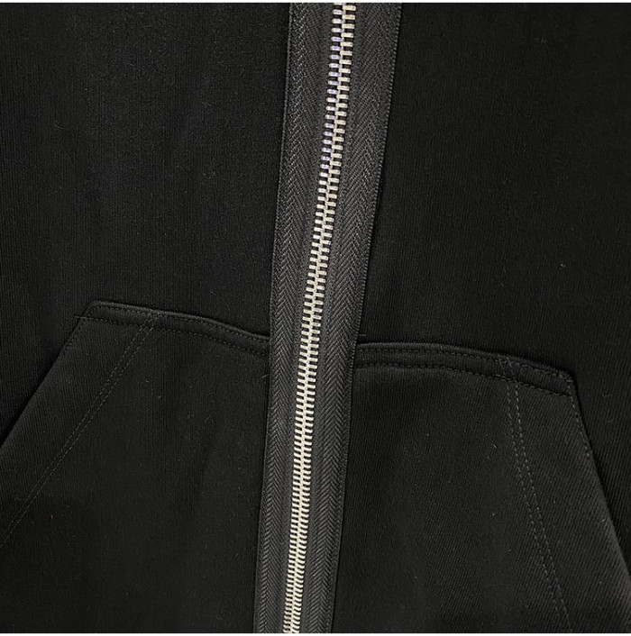 1:1 quality version Shark Shape Breathable Eyelet Zipper Hoodie 4 colors 28881163