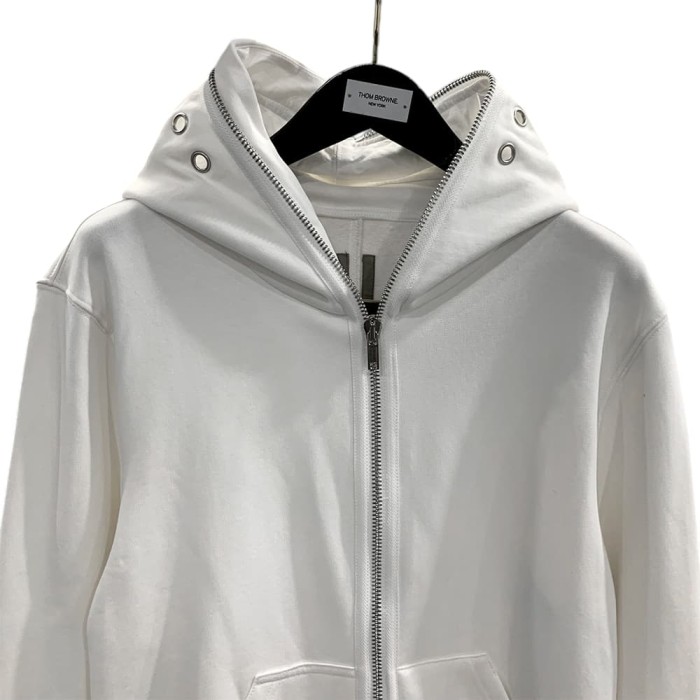 1:1 quality version Shark Shape Breathable Eyelet Zipper Hoodie 4 colors 28881163