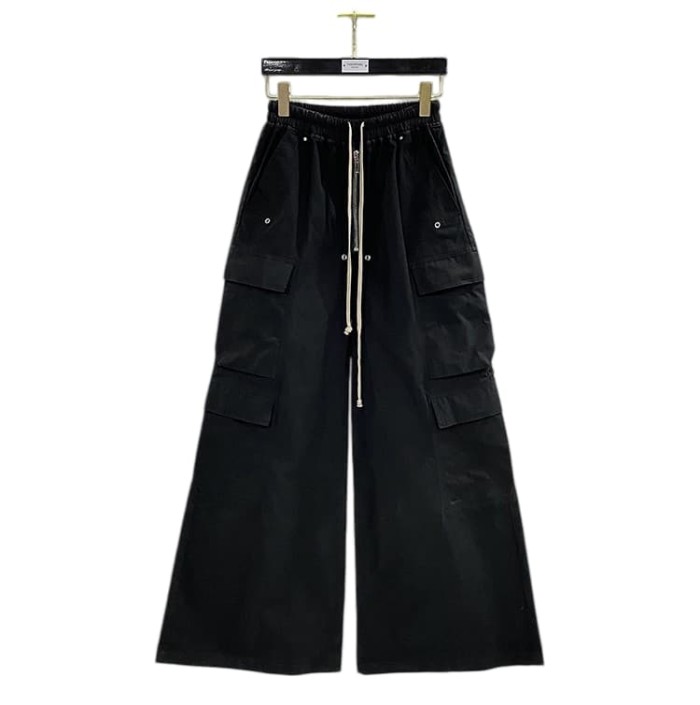 1:1 quality version Large Pocket Cargo Dark Wide-Leg Pants 28881164