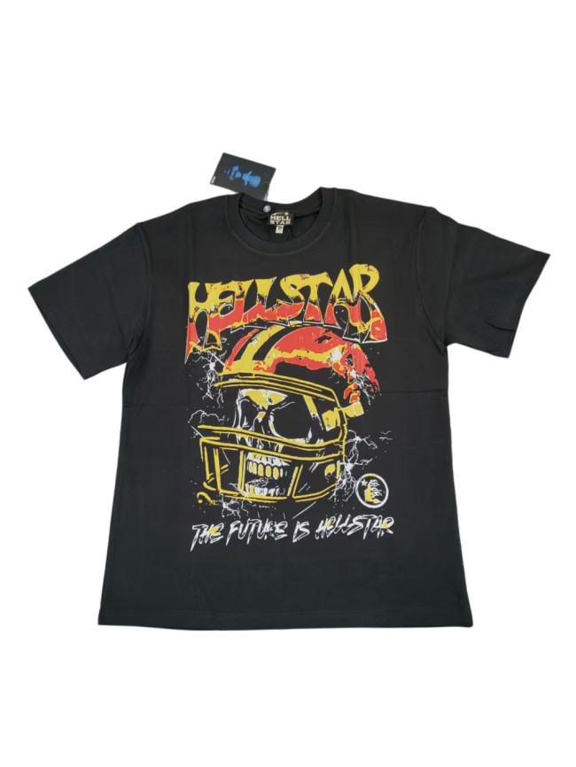 City Limited Skull with Helmet Print Tee 28880797
