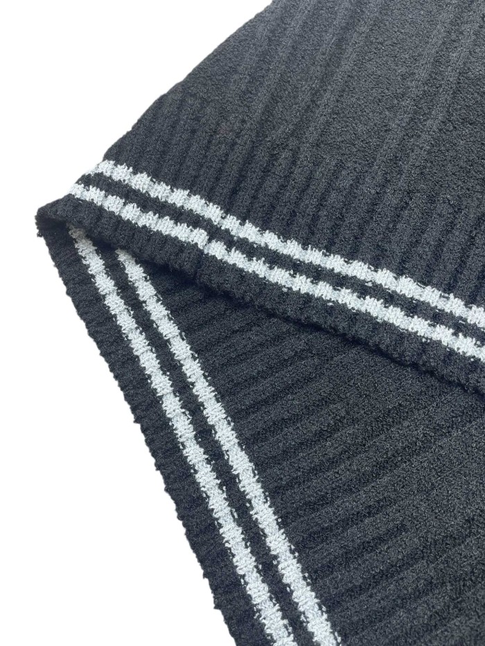 1:1 quality version Vertical Stripe Sweater Polo Shirt 28883274