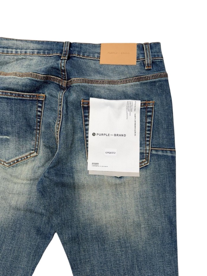 1:1 quality version Side Black Silver Round Diamond Jeans 28883213