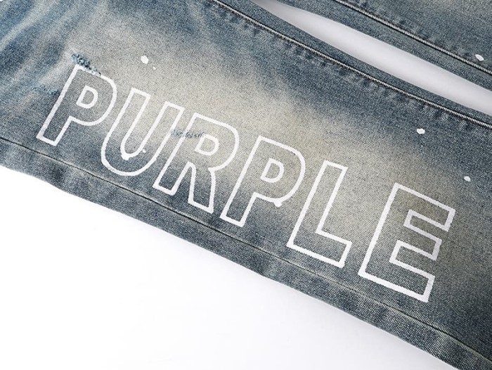 1:1 quality version Classic Logo Ripped White Dot Micro Flare Jeans 28884587