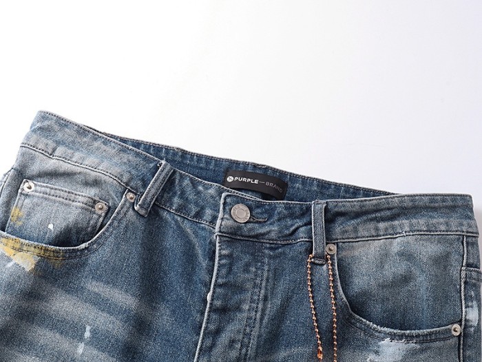 1:1 quality version Ripped Stitch Oil Paint Micro Flare Jeans 28884588