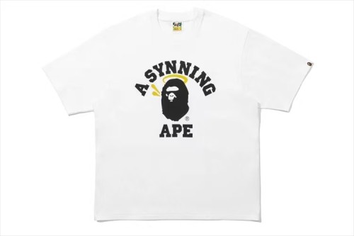 1:1 quality version Golden Halo Ape Head Print Tee 2 colors 28886488