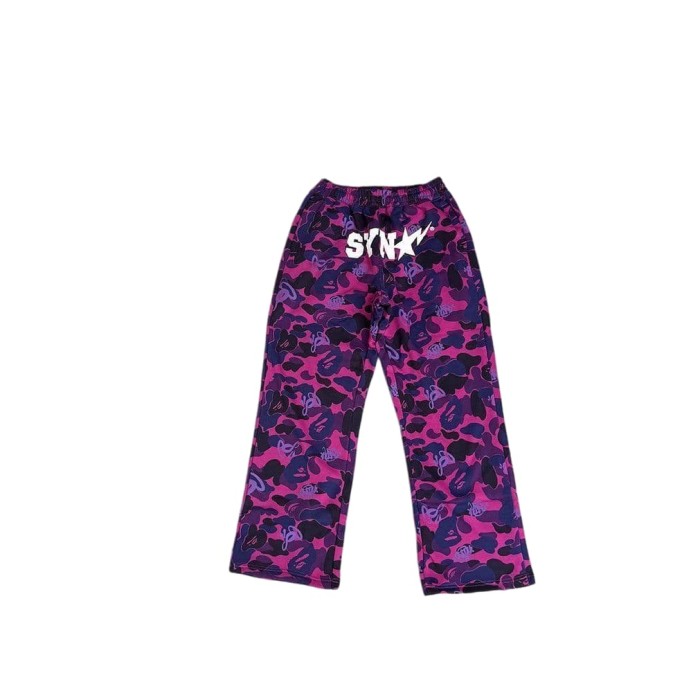 1:1 quality version BAPE x SYNA World Camo Zip Print Hoodie & Pants Set 2 colors 28886491