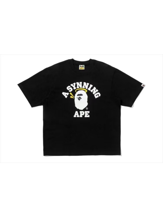 1:1 quality version Golden Halo Ape Head Print Tee 2 colors 28886488