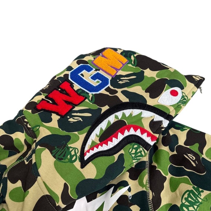 1:1 quality version BAPE x SYNA World Camo Zip Print Hoodie & Pants Set 2 colors 28886491