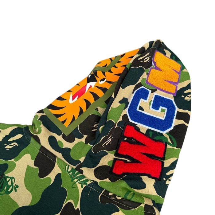 1:1 quality version BAPE x SYNA World Camo Zip Print Hoodie & Pants Set 2 colors 28886491