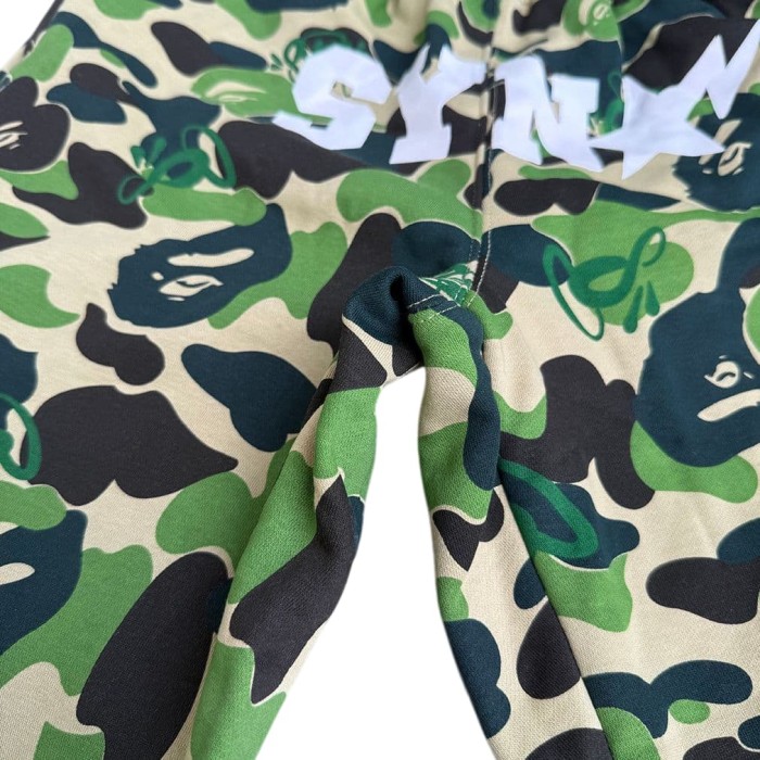 1:1 quality version BAPE x SYNA World Camo Zip Print Hoodie & Pants Set 2 colors 28886491