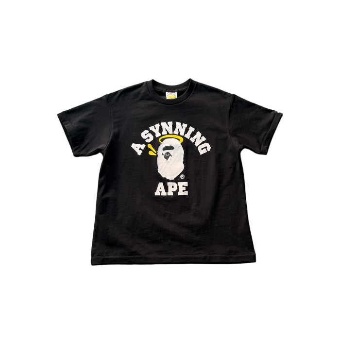 1:1 quality version Golden Halo Ape Head Print Tee 2 colors 28886488