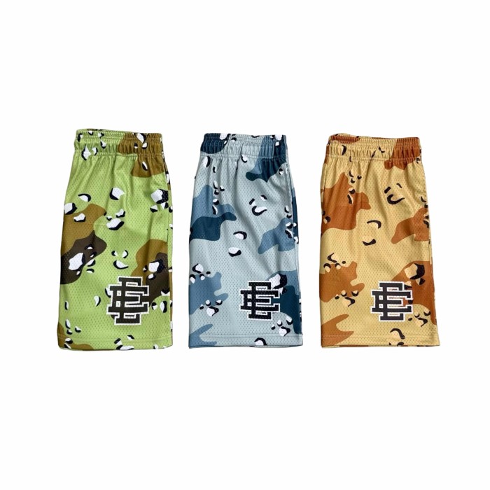 1:1 quality version Chocolate Chip Camouflage Print Mesh Shorts 3 colors 28893311