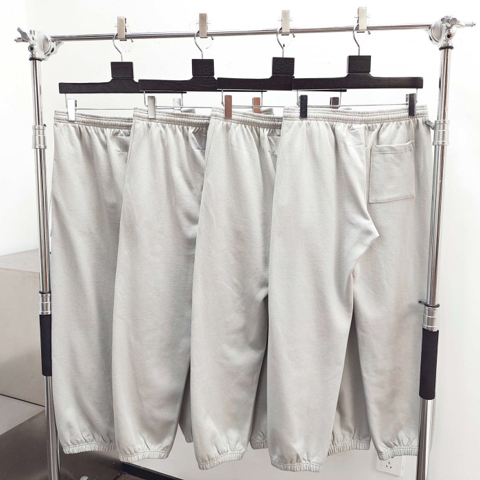 [Big & Tall for weights up to 220 lbs]1:1 quality version Grey Letter V2 Cloud Ash Hoodie & Pants Set 28893163