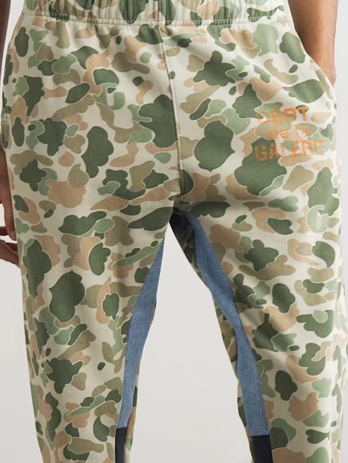 [Big & Tall for weights up to 260 lbs]1:1 quality version Leaf Camouflage Zipper Hoodie & Pants Set 28893167