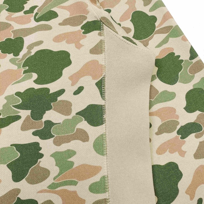 [Big & Tall for weights up to 260 lbs]1:1 quality version Leaf Camouflage Zipper Hoodie & Pants Set 28893167