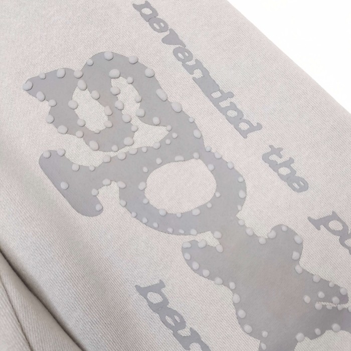 [Big & Tall for weights up to 220 lbs]1:1 quality version Grey Letter V2 Cloud Ash Hoodie & Pants Set 28893163