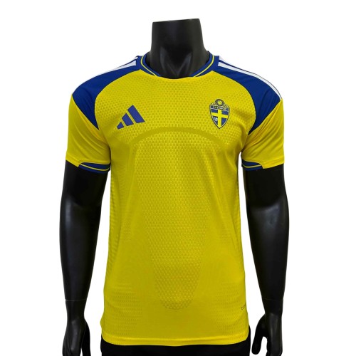 2026/2027 Yellow Blue Contrast Sweden Home Authentic Jersey 28898440