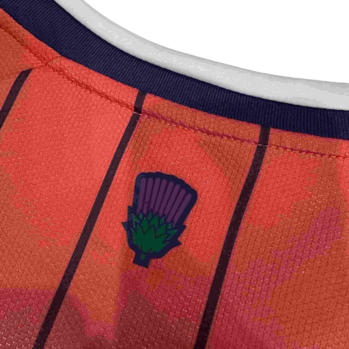 2026/2027 Retro Orange Purple Stripes Scotland Away Replica Jersey 28898430