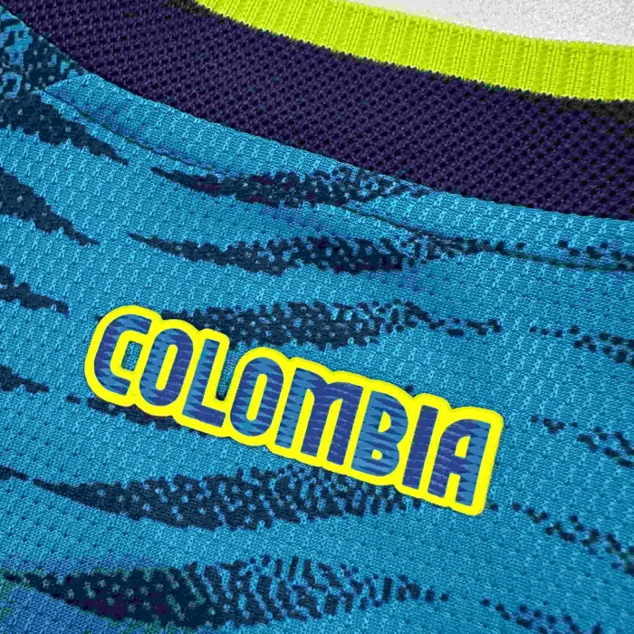 2026/2027 Fluorescent Green Wave Pattern Colombia Away Authentic Jersey 28898455