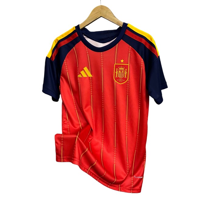 2026/2027 Red with Yellow Stripes Spain Home Jersey 2 Kind 28898435