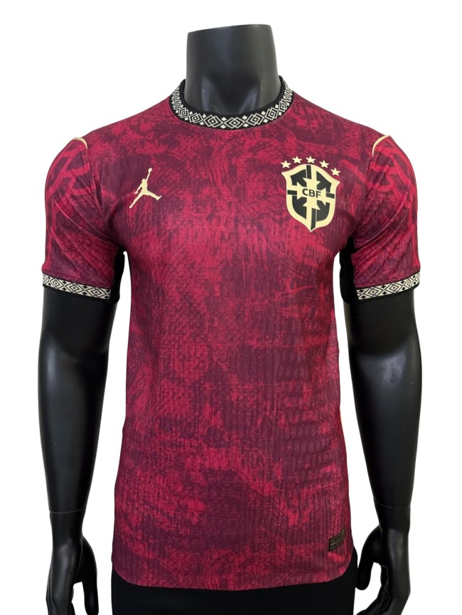2026/2027 Brazil Maroon Pre-Match Training Authentic Jersey 28898424