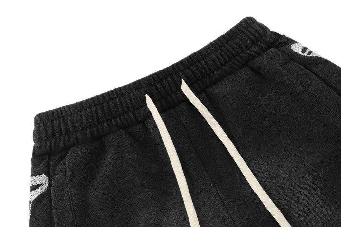 Side Knitted Logo Embroidered Shorts 4 colors 28900068