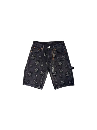 1:1 quality version Leather Five-Pointed Star Patch Denim Shorts 28920228