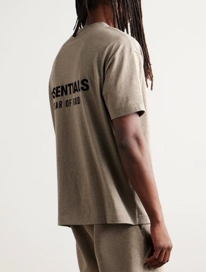 [Big & Tall for weights up to 220 lbs]1:1 quality version 3D Velvet Rubber Letter Print Tee & Shorts Set 2 colors 28917617