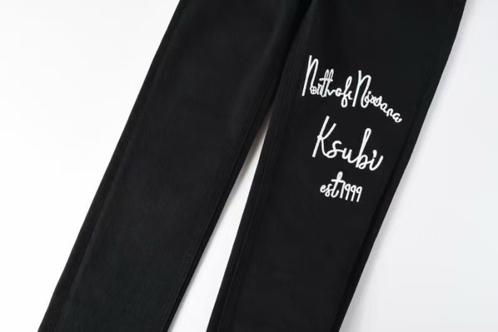 1:1 quality version Handwritten Slogan 1999 Jeans 28920254