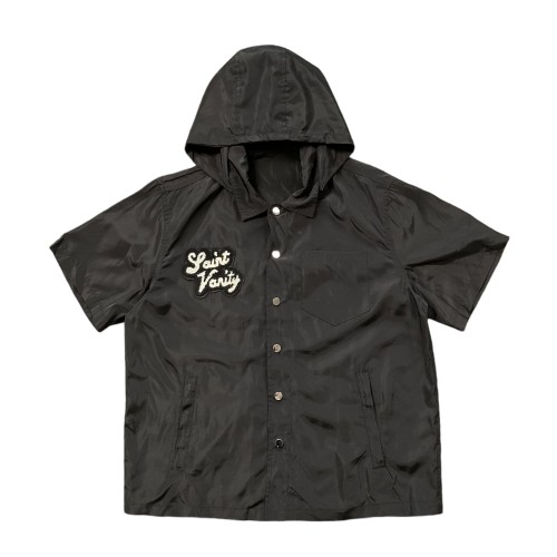 Badge Towel Embroidery Hooded Shirt & Shorts Set 3 colors 28925617