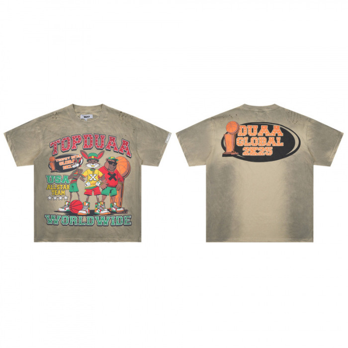 Hip-Hop Street Print Washed Tee 12 colors 28929517