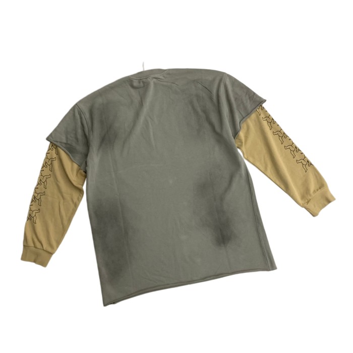 Streetwear Fashion Terry Embroidered & Rhinestone Long-Sleeve T-Shirt 28930579